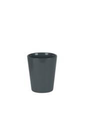 KDMD Hortus Vienna Glossy Grey Ceramic Pot 12cm 3 Pack