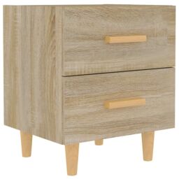 Berkfield Home Bed Cabinet Sonoma Oak 40x35x47.5 cm in Brown - thumbnail 2