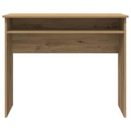 Berkfield Home Desk Artisan Oak 90x50x74 cm Engineered Wood in Brown - Size: 90 x 50 x 74 cm - thumbnail 5
