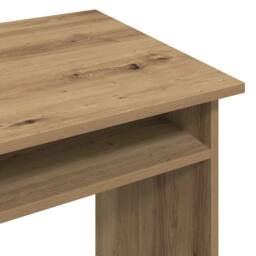Berkfield Home Desk Artisan Oak 90x50x74 cm Engineered Wood in Brown - Size: 90 x 50 x 74 cm - thumbnail 8