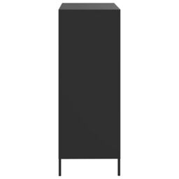 Berkfield Home Highboard Black 68x39x101.5 cm Steel - thumbnail 6