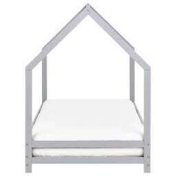 Wyld and Coco Kids House Bed Grey Pine EU Single 3ft Slatted Base - thumbnail 3