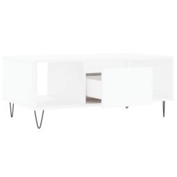 Berkfield Home Modern Coffee Table White 90x50x36.5 cm Engineered Wood - thumbnail 6