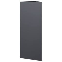 Berkfield Home Durable Garden Planter Anthracite Triangular 30x26x75 cm Steel in Dark Grey - Size: 30 x 26 x 75 cm - thumbnail 6