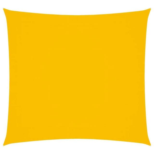 Berkfield Home Sunshade Sail Oxford Fabric Square 5x5 m Yellow - image 1