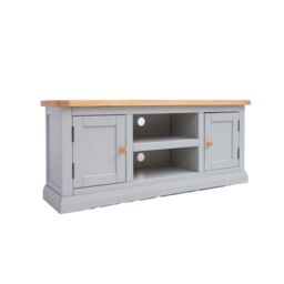 Cabinet Bits Loreo Light Grey 2 Door TV Cabinet Wood Knob - thumbnail 2