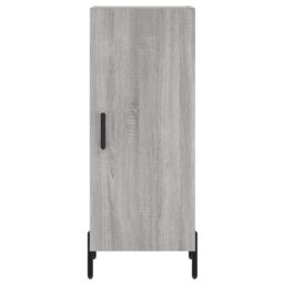Berkfield Home Highboard Grey Sonoma 34.5x34x180 cm Engineered Wood - thumbnail 6