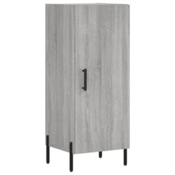 Berkfield Home Highboard Grey Sonoma 34.5x34x180 cm Engineered Wood - thumbnail 5