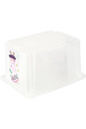 Keeeper Set of 2 Peppa Pig Turn Around Stackable Box 15 Litre with Lid - Natural Transparent in Clear - thumbnail 4