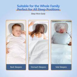Nordara Ear Piercing Pillow for Side Sleeper Pain Relief in Grey - thumbnail 4