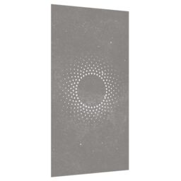 Berkfield Home Garden Wall Decoration 105x55 cm Corten Steel Sun Design in Brown - thumbnail 3