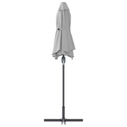 Berkfield Home Garden Parasol Sand 380 x 196 x 235 cm Powder-coated steel - thumbnail 7