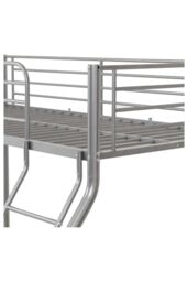 Seconique Tandi Triple Sleeper Bunk Bed (Single top bunk / Double bottom bunk) in Metallic Silver - thumbnail 4