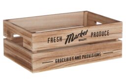 Orsina Set of 3 Rustic Provisions Natural Crates in Brown - thumbnail 2