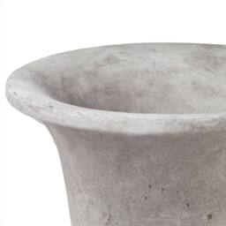 Lemon Pavilion Furniture and Decor Tall Stone Effect Urn Planter - Ceramic - L41 x W41 x H82 cm in Grey - thumbnail 2