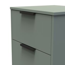 Ready Assembled 2 U Denver 3 Drawer Bedside Cabinet (Ready Assembled) in Pale Green - thumbnail 5