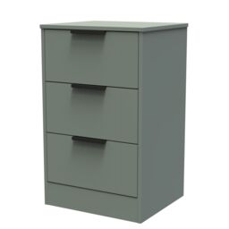 Ready Assembled 2 U Denver 3 Drawer Bedside Cabinet (Ready Assembled) in Pale Green - thumbnail 4