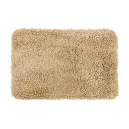 Allure Bath Fashions Shaggy Microfibre Non Slip Bath Mat 40 x 60cm in Beige - Size: 40 x 60 cm - thumbnail 2