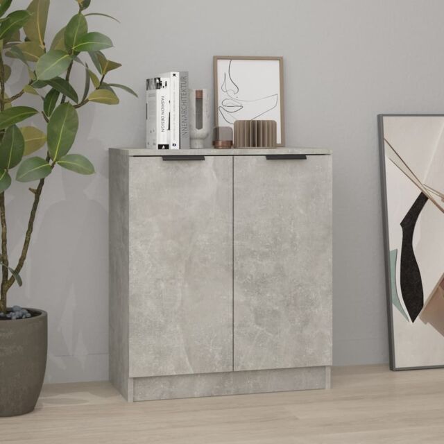 Berkfield Home Sideboard Concrete Grey 60x30x70 cm Engineered Wood - Size: 60 x 30 x 70 cm - image 1