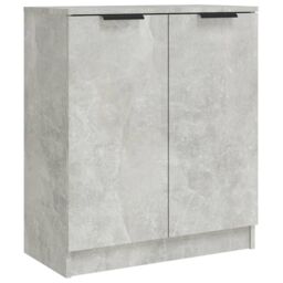 Berkfield Home Sideboard Concrete Grey 60x30x70 cm Engineered Wood - Size: 60 x 30 x 70 cm - thumbnail 2
