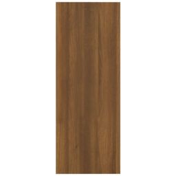 Berkfield Home Console Table Brown Oak 105x30x80 cm Engineered Wood - Size: 105 x 30 x 80 cm - thumbnail 6