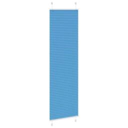 Berkfield Home Pleated Blind Blue 60x200 cm Fabric Width 59.4 cm Polyester
