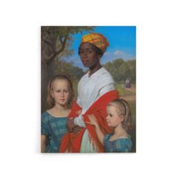 "Artery8 Wilhelm Marstrand Daughters & West Indian Nanny Canvas Art Print - Size: W12"" x H16""" - thumbnail 1