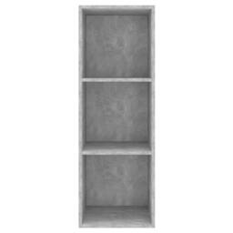 Berkfield Home Wall-mounted TV Cabinet Concrete Grey 37x37x107 cm Engineered Wood - Size: 37 x 37 x 107 cm - thumbnail 4