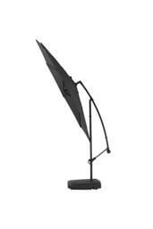Garden Sanctuary Black Large Garden Cantilever 3m Banana Parasolwith Plastic Base - thumbnail 4