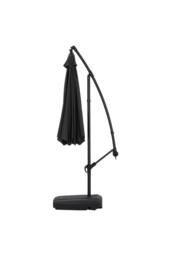 Garden Sanctuary Black Large Garden Cantilever 3m Banana Parasolwith Plastic Base - thumbnail 5