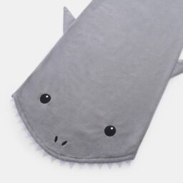 OHS Towel Kids Shark Mermaid Tail Absorbent Quick Drying Pool Beach Robe in Light Grey - thumbnail 5
