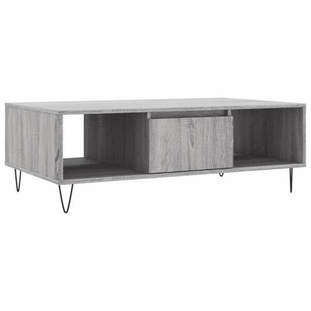 Berkfield Home Coffee Table Grey Sonoma 104x60x35 cm Engineered Wood - Size: 104 x 60 x 35 cm - image 1
