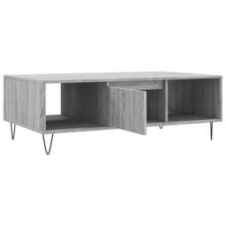 Berkfield Home Coffee Table Grey Sonoma 104x60x35 cm Engineered Wood - Size: 104 x 60 x 35 cm - thumbnail 6