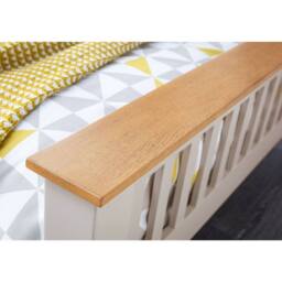 Cheshire Slatewood High Footend Bed - Double (135cm) in Grey - thumbnail 6