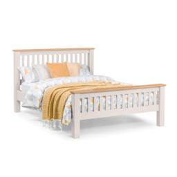 Cheshire Slatewood High Footend Bed - Double (135cm) in Grey - thumbnail 1