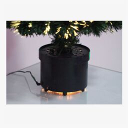 Shatchi 2Ft/60cm Multicolour 8 Modes Fibre Optic Christmas Tree LED Pre-Lit in Green - Size: 2ft - thumbnail 3