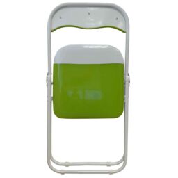 Harbour Housewares Coloured Padded Folding Chair in Green - thumbnail 5