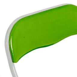 Harbour Housewares Coloured Padded Folding Chair in Green - thumbnail 4