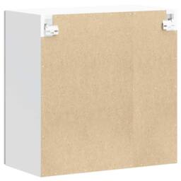 Berkfield Home Kitchen Wall Cabinet with Glass Door Kalmar Artisan Oak Wood in Grey - thumbnail 9