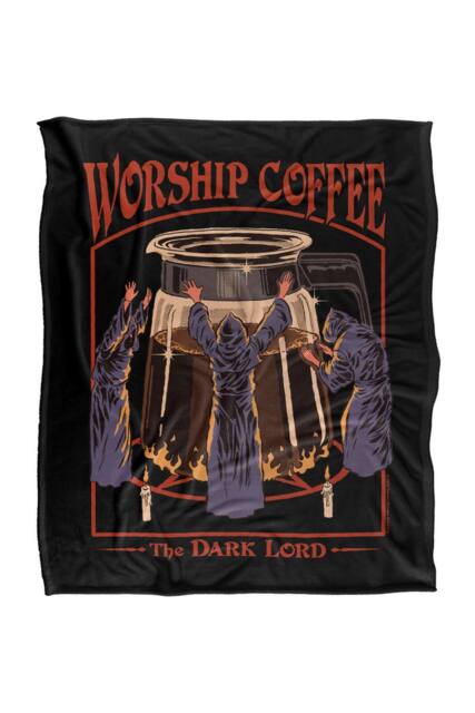 Steven Rhodes Worship Coffee Silky Touch Super Soft Throw Blanket - Size: Large - image 1