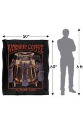 Steven Rhodes Worship Coffee Silky Touch Super Soft Throw Blanket - Size: Large - thumbnail 3
