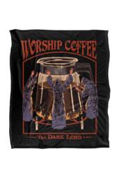 Steven Rhodes Worship Coffee Silky Touch Super Soft Throw Blanket - Size: Large - thumbnail 1