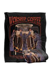Steven Rhodes Worship Coffee Silky Touch Super Soft Throw Blanket - Size: Large - thumbnail 2
