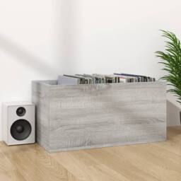 Berkfield Home Vinyl Storage Box Grey Sonoma 71x34x36 cm Engineered Wood - Size: 71 x 34 x 36 cm - thumbnail 7