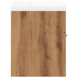 Berkfield Home Durable 2 Piece Bathroom Furniture Set Artisan Oak Engineered Wood in Brown - thumbnail 7