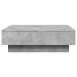 Berkfield Home Coffee Table Concrete Grey 90x90x28 cm Engineered Wood - Size: 90 x 90 x 28 cm - thumbnail 5