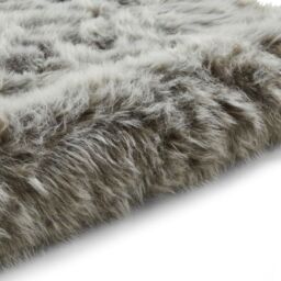 The Rug Shop UK Light Grey Plain Shaggy 80mm Thick Stain-Resistant Easy to Clean Rug - Size: 160 cm x 230 cm - thumbnail 9