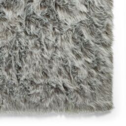 The Rug Shop UK Light Grey Plain Shaggy 80mm Thick Stain-Resistant Easy to Clean Rug - Size: 160 cm x 230 cm - thumbnail 6