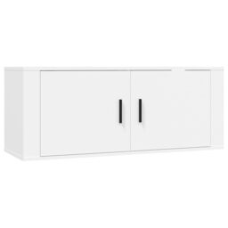 Berkfield Home 6 Piece TV Cabinet Set White Engineered Wood - thumbnail 4