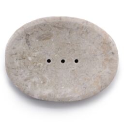 KDMD Classic Oval Cream Marble Soap Dish - thumbnail 2